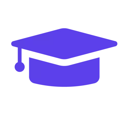 chapeau de diplômé style américain